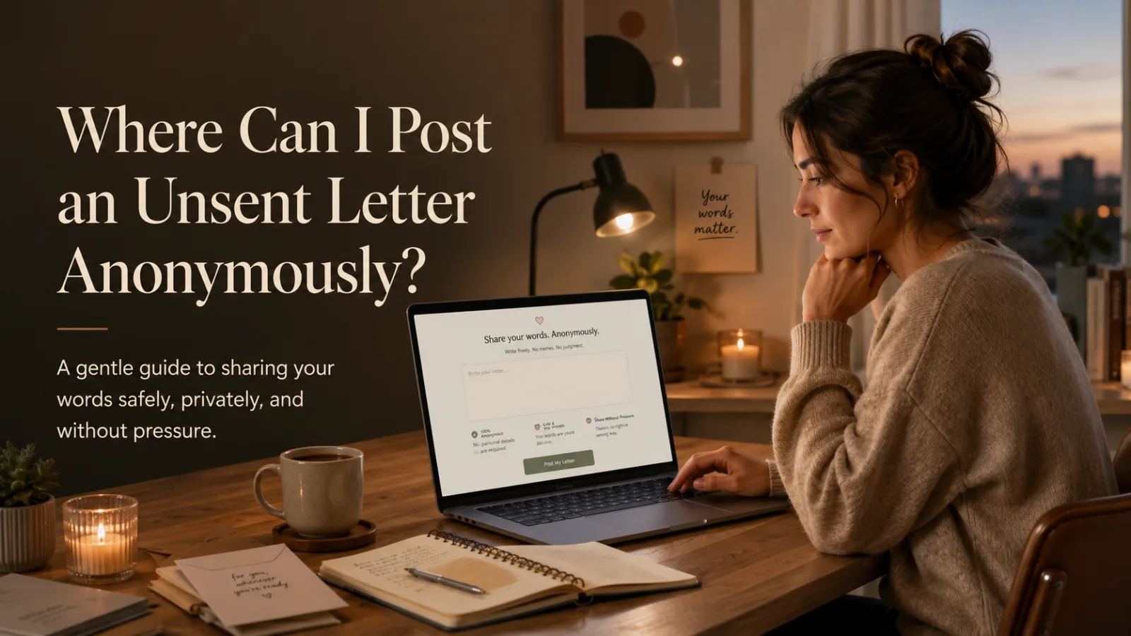 Where Can I Post an Unsent Letter Anonymously